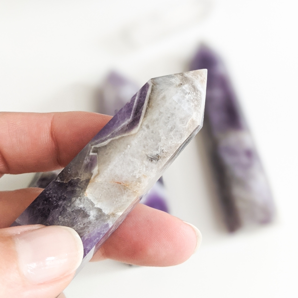 Amethyst crystal point